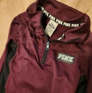 Pink Ultimate half zip pullover